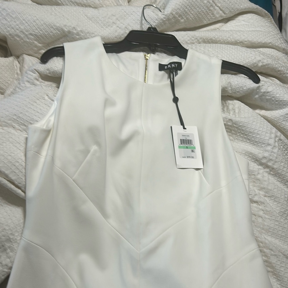 DKNY White Dress